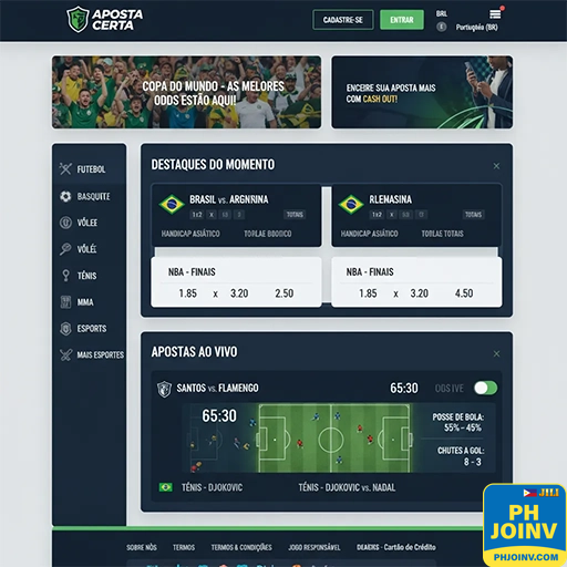 phjoinv - aproveitar ao vivo apostas esportivas online